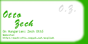 otto zech business card